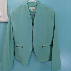 Seafoam green blazer